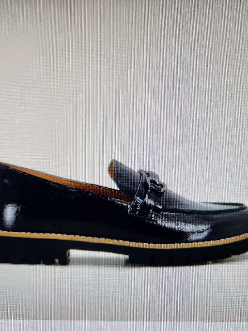 Gentle Souls Black Leather "Eugene" Lug Bit Loafers. NIB. Size 5.5